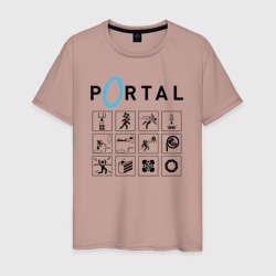 Мужская футболка хлопок Portal