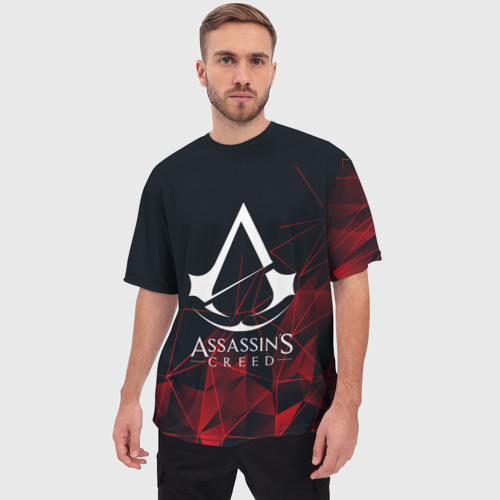 Мужская футболка oversize 3D Assassin`s Creed, цвет 3D печать - фото 3