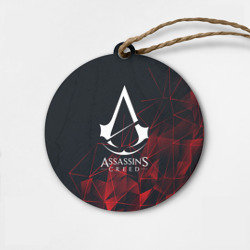 Деревянная игрушка круг Assassin`s Creed