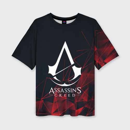 Женская футболка oversize 3D Assassin`s Creed, цвет 3D печать