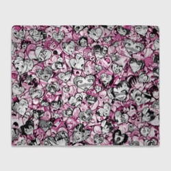 Плед 3D Ahegao валентинки