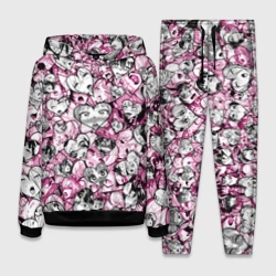 Женский костюм с толстовкой 3D Ahegao валентинки