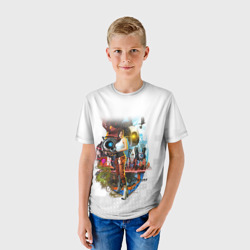 Детская футболка 3D Portal 2 Челл - фото 2