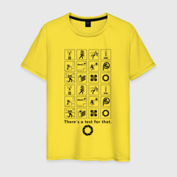 Portal – Мужская футболка хлопок с принтом купить со скидкой в -20%