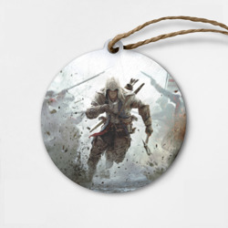 Деревянная игрушка круг Assassin`s Creed