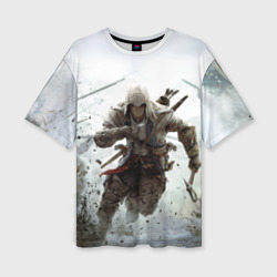 Женская футболка oversize 3D Assassin`s Creed