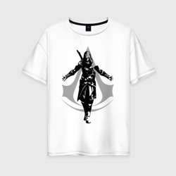 Женская футболка хлопок Oversize Assassin`S Creed ассасин С Крид