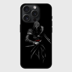 Чехол силиконовый для Apple iPhone 15 Pro матовый Assassin`s Creed