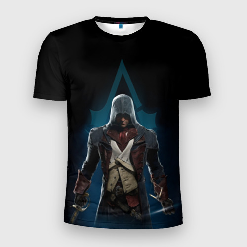 Мужская футболка 3D Slim ASSASSIN'S CREED., цвет 3D печать