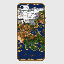 Чехол для iPhone 5/5S матовый Heroes 3 карта