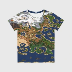 Детская футболка 3D Heroes 3 карта