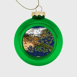 Ёлочный шар стеклянный/пластиковый Heroes 3 карта