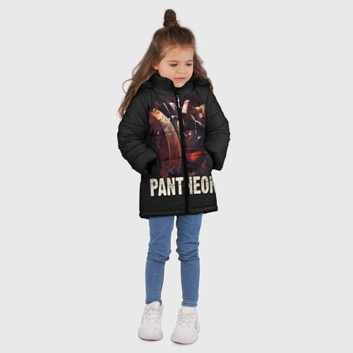 Зимняя куртка для девочек 3D Pantheon, цвет красный - фото 5