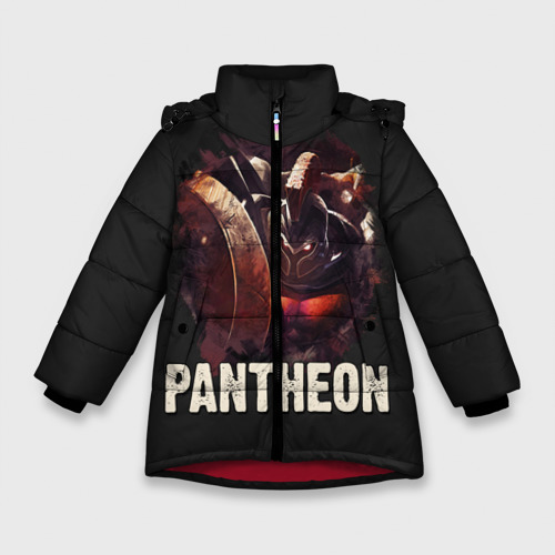 Зимняя куртка для девочек 3D Pantheon, цвет красный