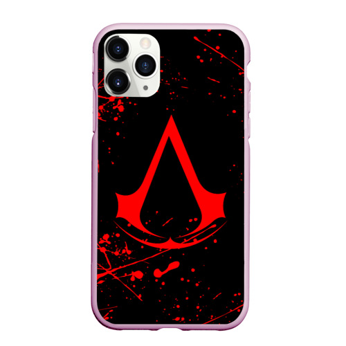 Чехол для iPhone 11 Pro Max матовый Assassin`s Creed, цвет розовый