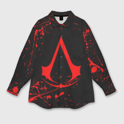 Мужская рубашка oversize 3D Assassin`s Creed