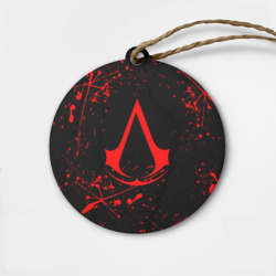 Деревянная игрушка круг Assassin`s Creed