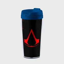 Термокружка-непроливайка Assassin`s Creed red logo