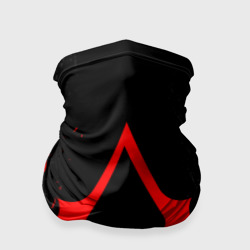 Бандана-труба 3D Assassin`s Creed red logo