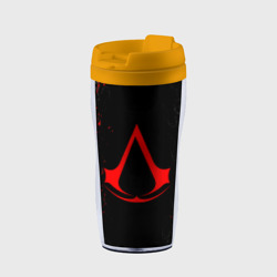 Термокружка-непроливайка Assassin`s Creed red logo