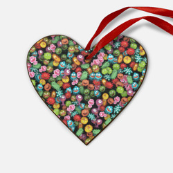 Деревянная игрушка Сердце Вирусы