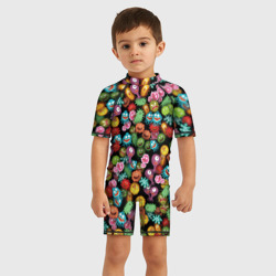 Детский купальный костюм 3D Вирусы - фото 2