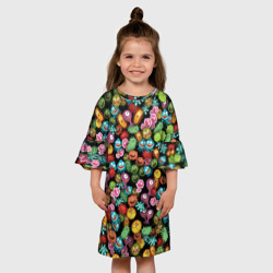 Детское платье 3D Вирусы - фото 2