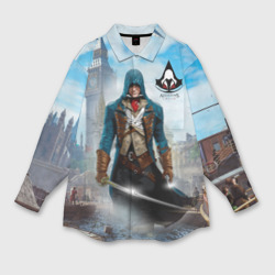 Мужская рубашка oversize 3D Assasin's Creed
