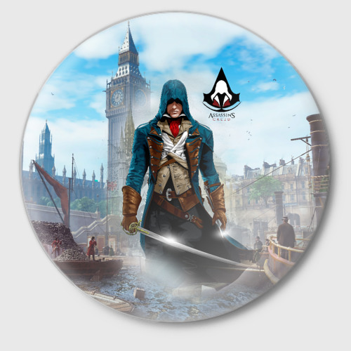 Значок Assasin's Creed, цвет белый