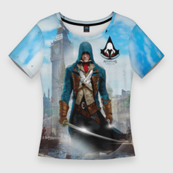 Женская футболка 3D Slim Assasin's Creed