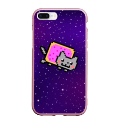 Чехол для iPhone 7Plus/8 Plus матовый Nyan Cat