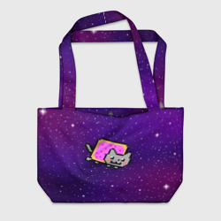 Пляжная сумка 3D Nyan Cat