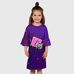 Детское платье 3D Nyan Cat - фото 2