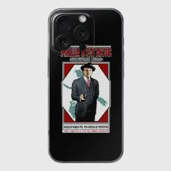 Чехол для iPhone 16 Pro силиконовый с защитой камеры Миша Булгаков
