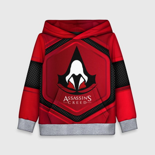 Детская толстовка 3D Assasin's Creed, цвет меланж