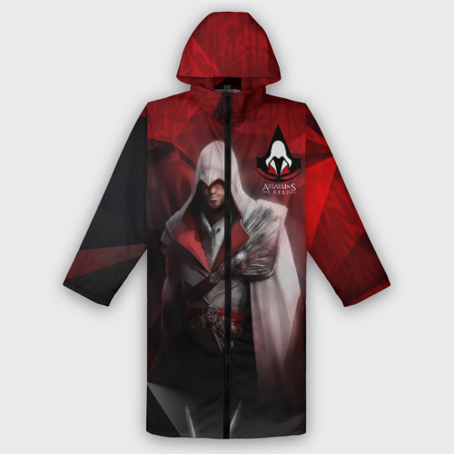 Женский дождевик 3D Assasin's Creed, цвет белый