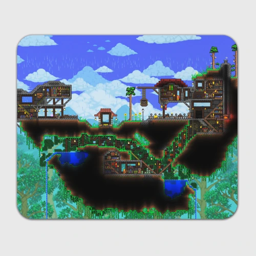 Прямоугольный коврик для мышки Terraria