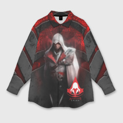 Женская рубашка oversize 3D Assasin's Creed