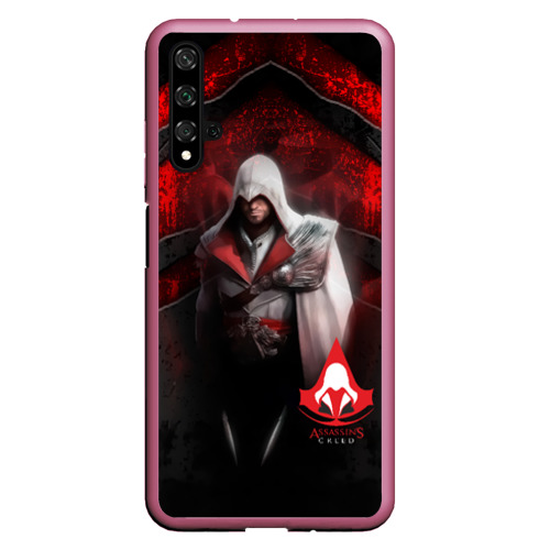 Чехол для Honor 20 Assasin's Creed, цвет малиновый