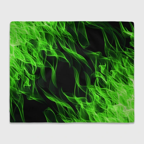 Плед 3D Toxic flame