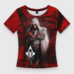 Женская футболка 3D Slim Assasin's     creed