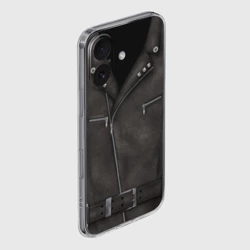 Чехол для iPhone 16 силиконовый с защитой камеры Косуха Байкерская - фото 2