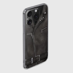 Чехол для iPhone 15 Pro силиконовый с защитой камеры Косуха Байкерская - фото 2