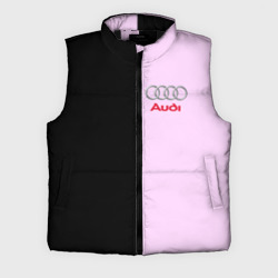 Мужской жилет утепленный 3D Audi Pink Ауди