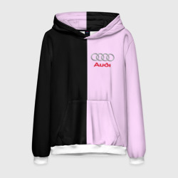 Мужская толстовка 3D Audi Pink Ауди