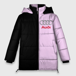 Женская зимняя куртка Oversize Audi Pink Ауди
