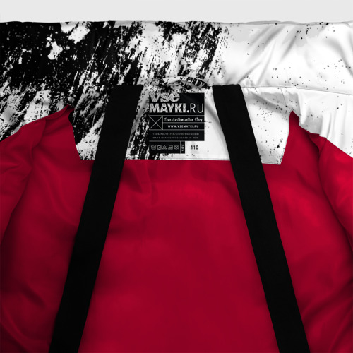 Зимняя куртка для девочек 3D Assasin's Creed, цвет красный - фото 7