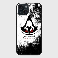 Чехол силиконовый для Apple iPhone 15 матовый Assasin's Creed