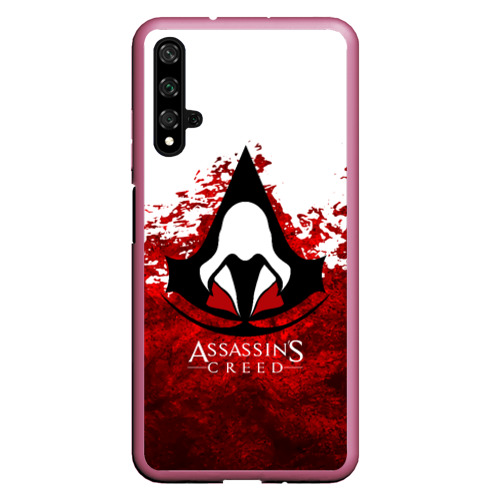 Чехол для Honor 20 Assasin's    Creed, цвет малиновый