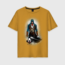 Женская футболка хлопок Oversize Assasin's Creed